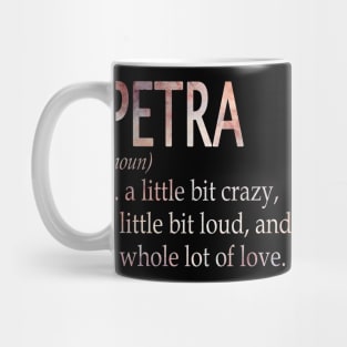 Petra Girl Name Definition Mug